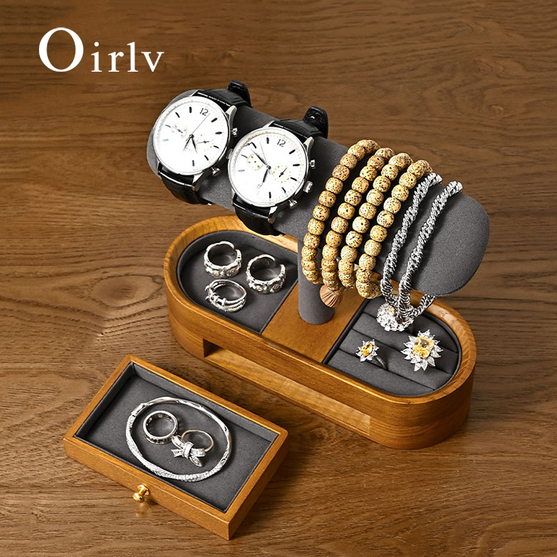 Body Jewelry Organizer - Oirlv organisateur de montre en bois