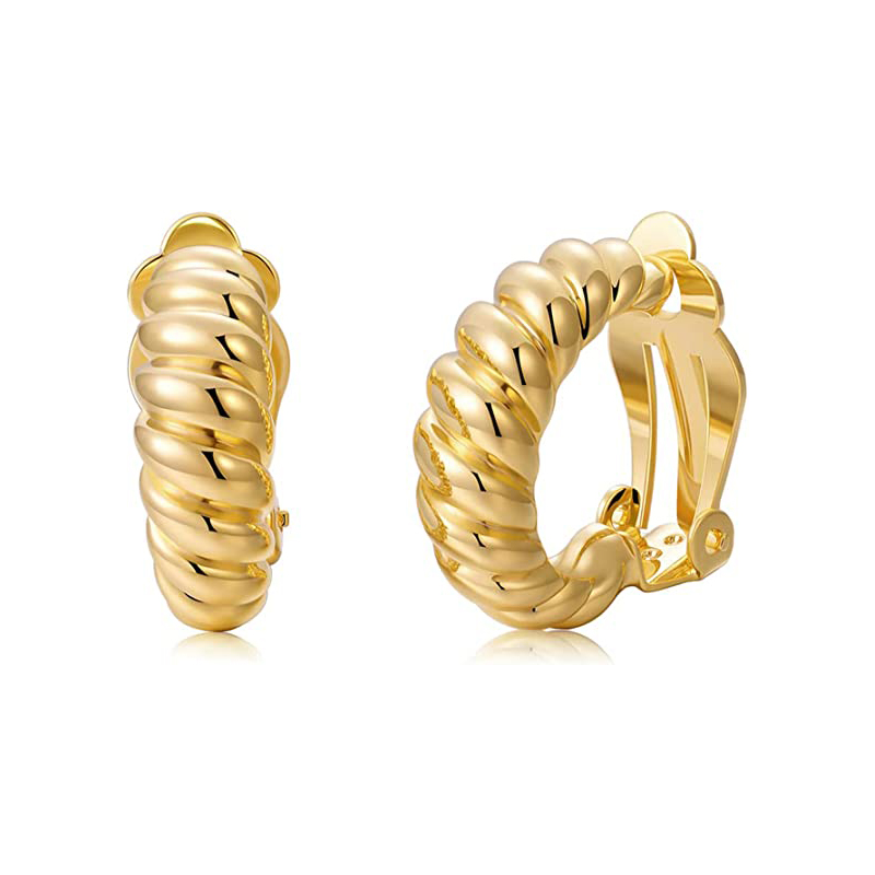 Body Jewelry Hypoallergenic - Boucles d'oreilles créoles épaisses en acier