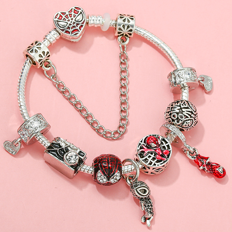 Zs Body Jewelry - Disney Marvel-Bracelet Fermoir Masque SpidSuffolk pour