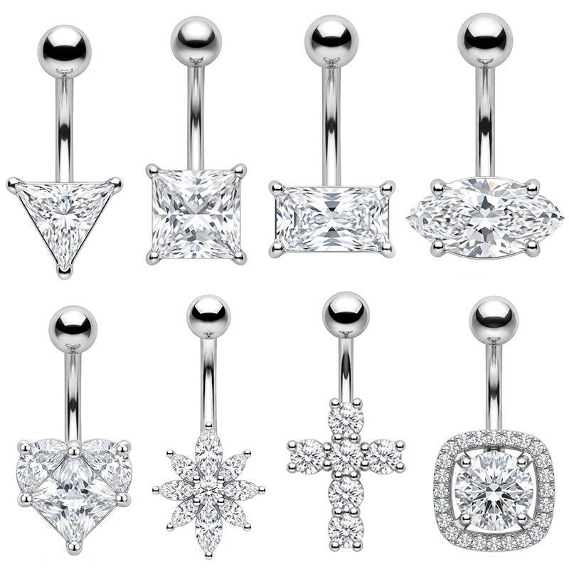 Body Jewelry Hypoallergenic - Anneau de nombril hypoallergénique en acier