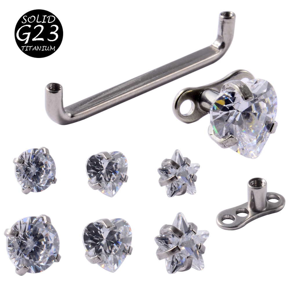 Dermal Anchor Top - 1 pièce G23 titane dérmique ancre