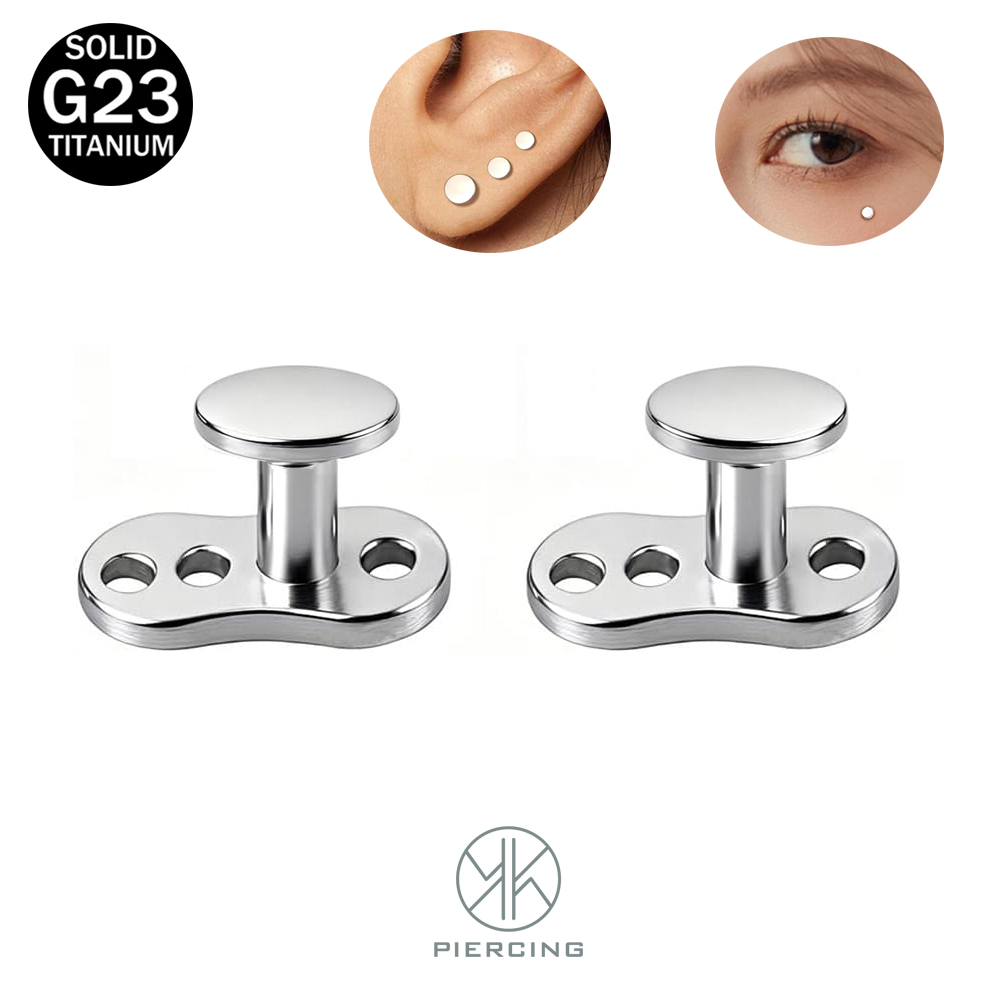 Dermal Anchor Top - 14G disque rond Dermal Anchor Tops
