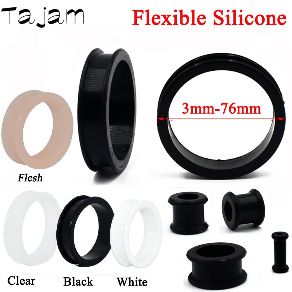 Body Jewelry Ear Gauges - 1 paire 3mm-76mm grande taille creux