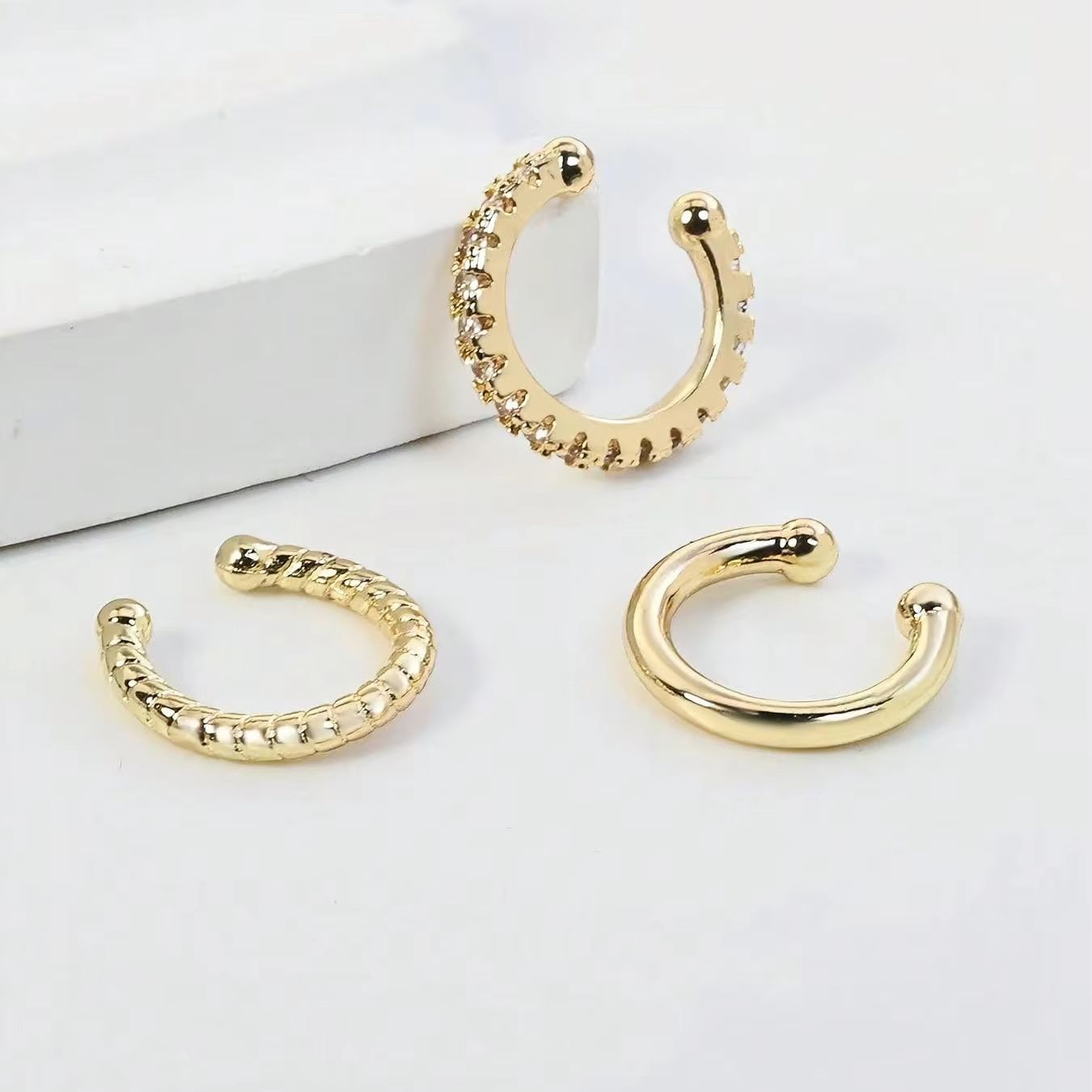 Lot de 3 Boucles d'Oreilles Ma - Body Jewelry Hypoallergenic avis et prix