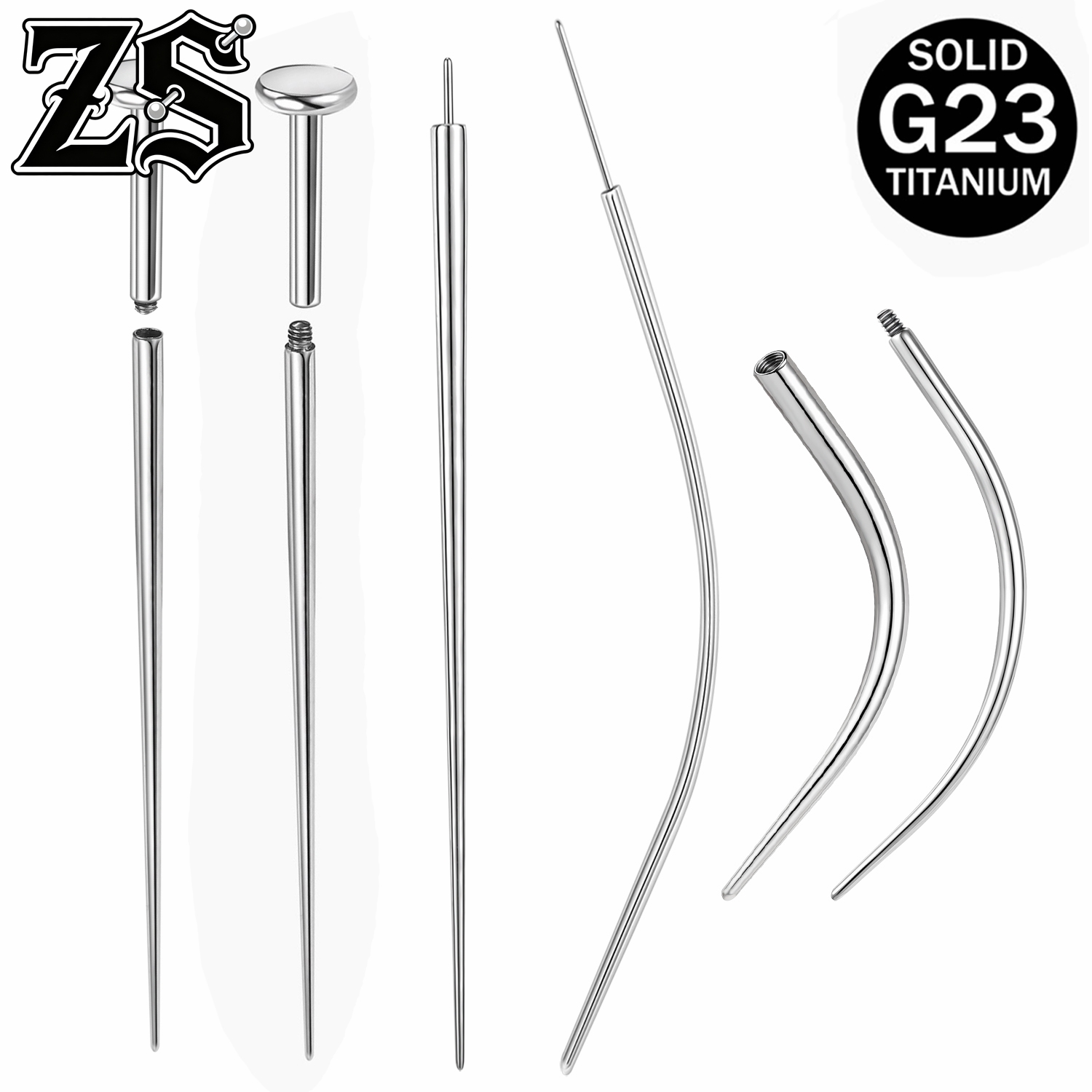 Aiguille de perçage en titane  - Zs Body Jewelry avis et prix
