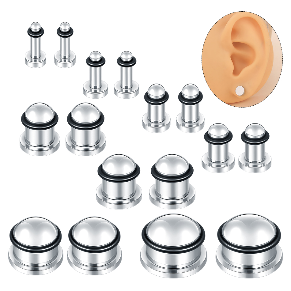1 paire de jauges de bouchon d - Body Jewelry Ear Gauges avis et prix