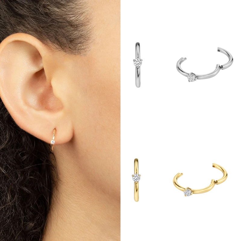 CRMYA or argent couleur cercle - Conch Earring Hoop avis et prix