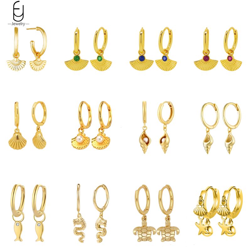 Boucles d'oreilles en argent S - Conch Earring Hoop avis et prix