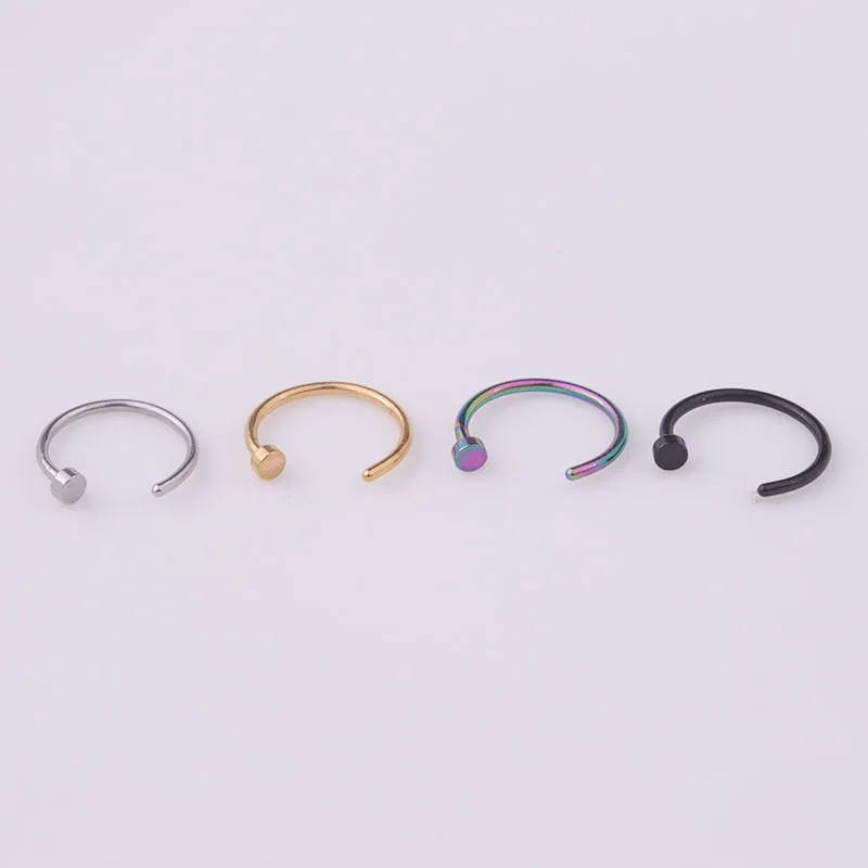 Lot de 5 anneaux de nez 20G, 6 - Body Jewelry Hypoallergenic avis et prix