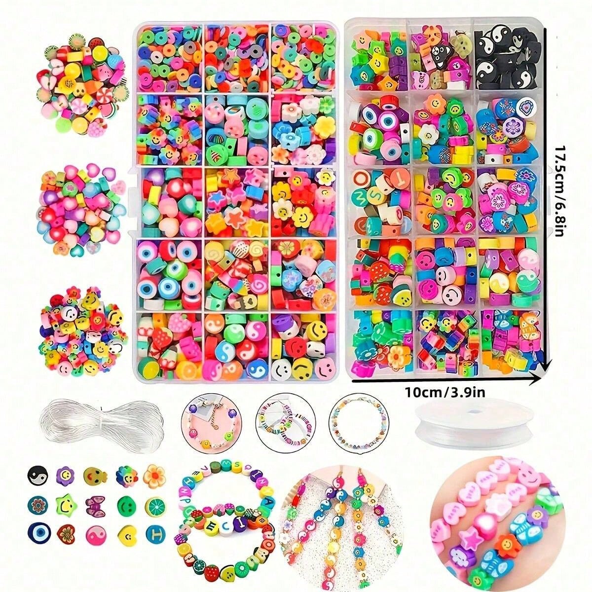Ensemble de perles en argile p - Body Jewelry Organizer avis et prix