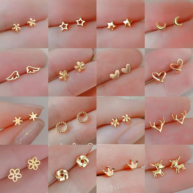 Boucles d'oreilles minimaliste - Body Jewelry Hypoallergenic avis et prix