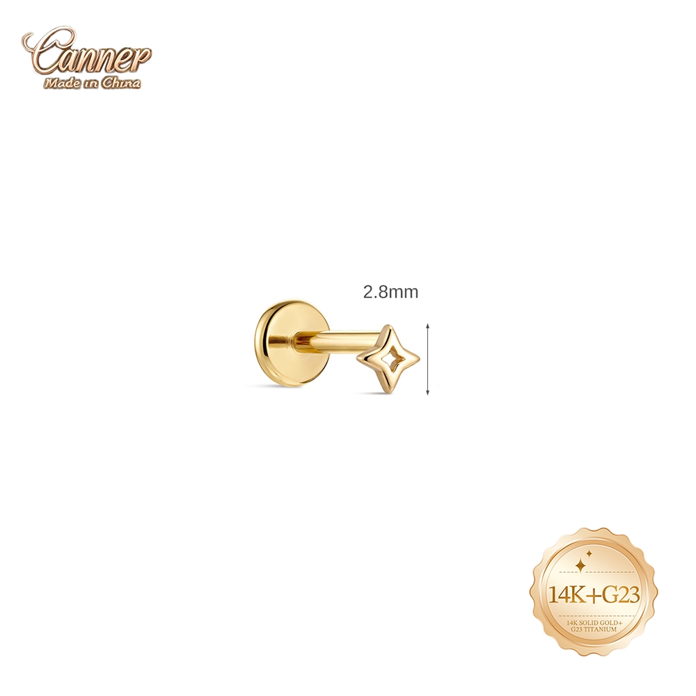 CANNER Boucles d'oreilles clou - Body Jewelry Hypoallergenic avis et prix