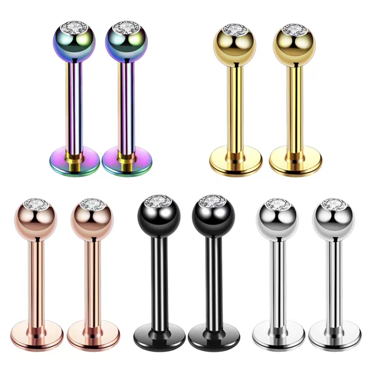 Bijou de piercing en acier chi - Body Jewelry Labret avis et prix