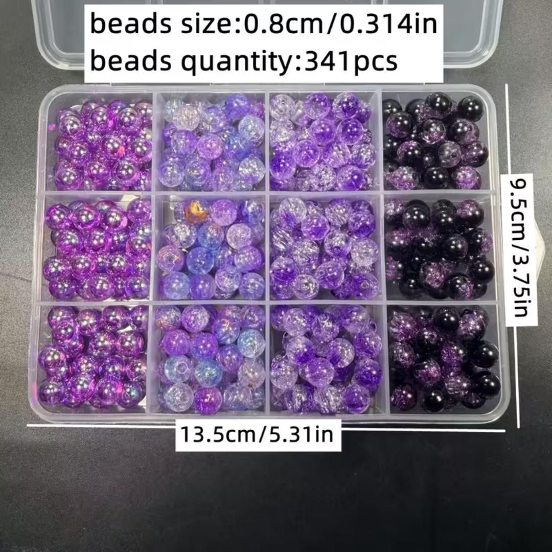 Perles acryliques 8 mm, Série  - Body Jewelry Organizer avis et prix