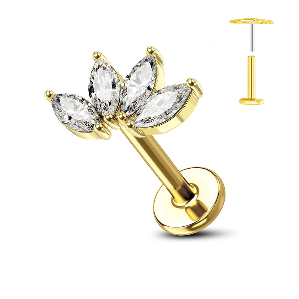 ASTM F136 G23 titane fleur san - Conch Earring Hoop avis et prix